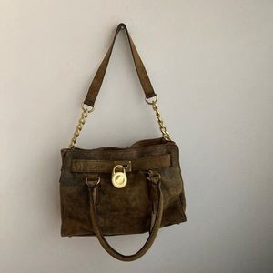 MIchael Kors Hamilton East West Purse Satchel Bag